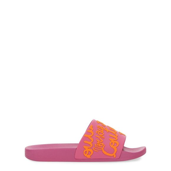 Versace Jeans Couture Women Slide Sandal With Logo